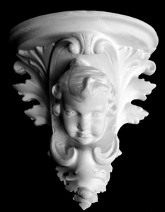 Angel Head Corbel
